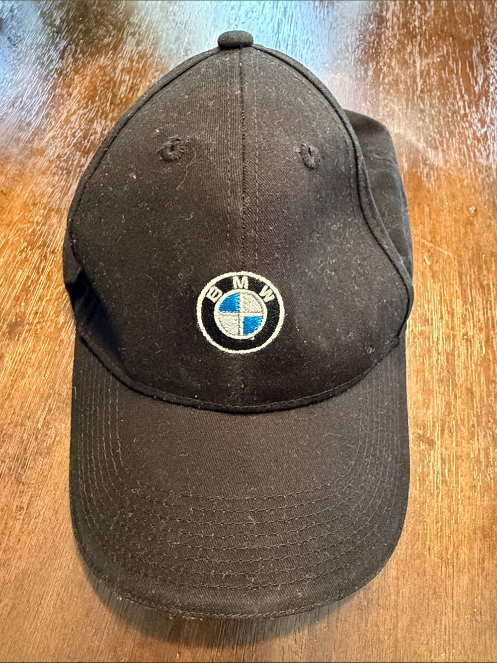 BMW Black Cap with Blue and White Roundel